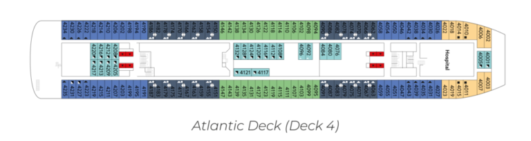 Spartacus Cruise gay schwule Kreuzfahrt Deck 4